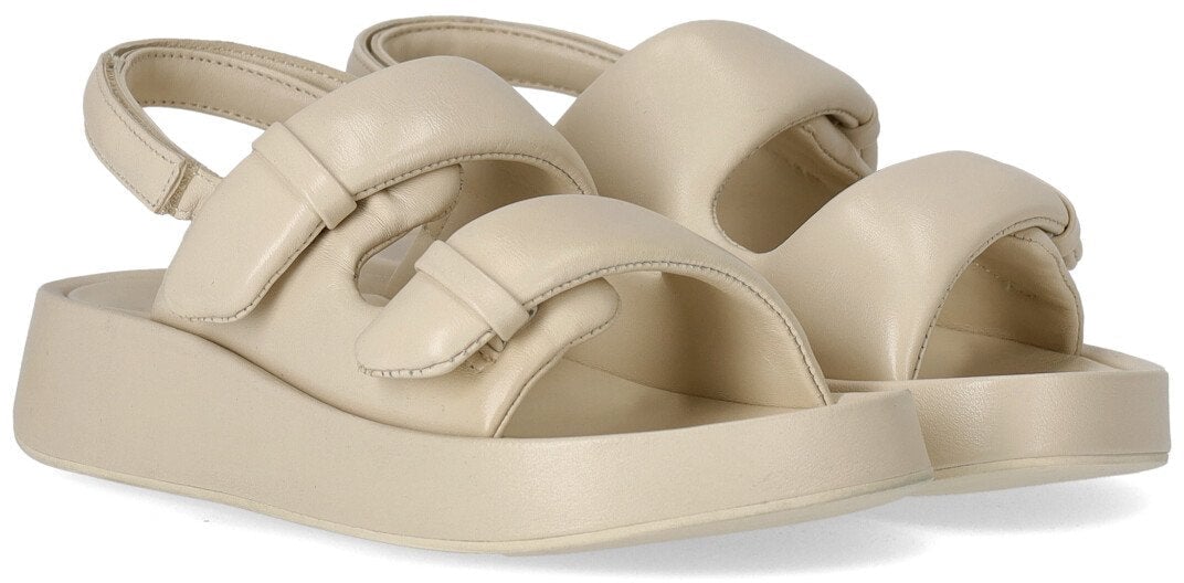 Ash ASH VINCI TALC PLATFORM SANDAL Wit