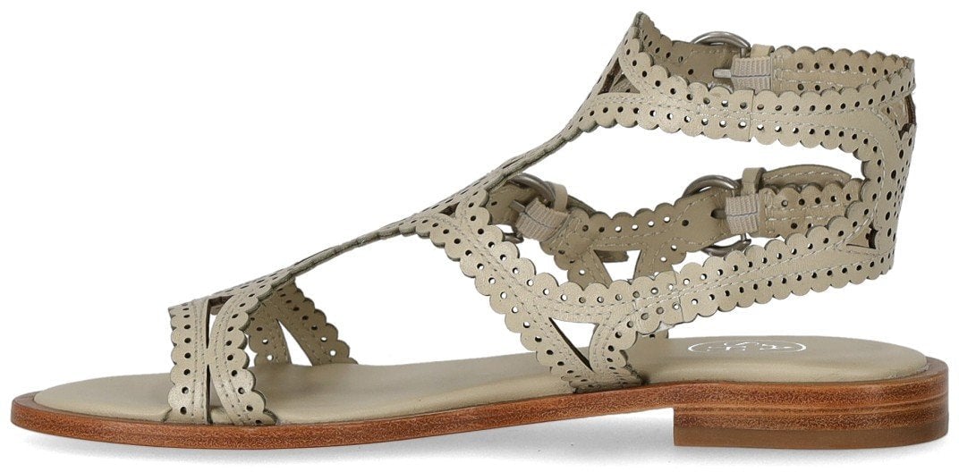 Ash ASH PAPRIKA TALC FLAT SANDAL Wit
