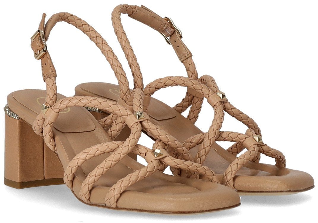 Ash ASH JASMINE SKIN HEELED SANDAL Beige