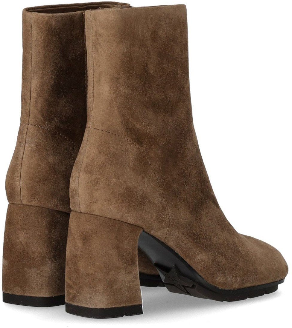 Ash ASH ECLAT HEELED ANKLE BOOT Beige