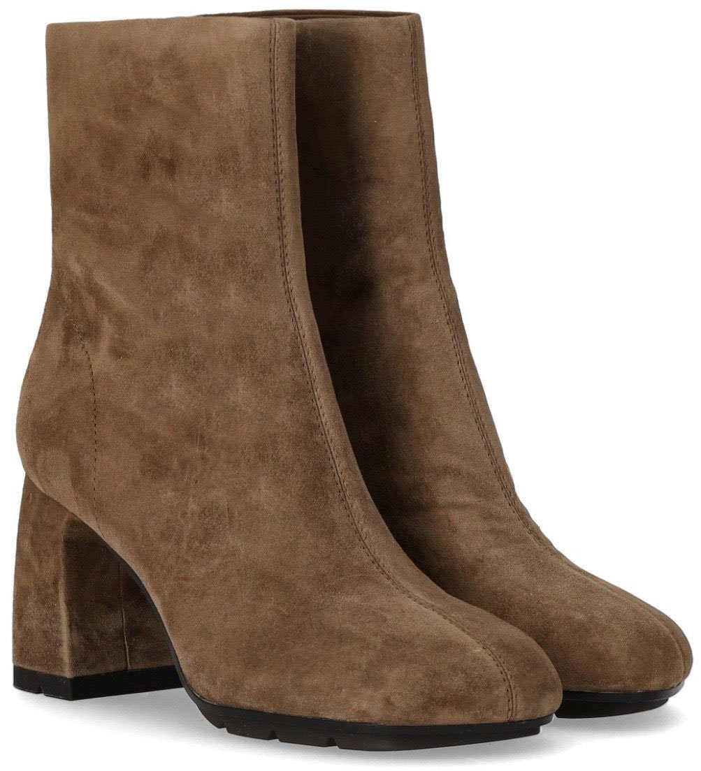 Ash ASH ECLAT HEELED ANKLE BOOT Beige