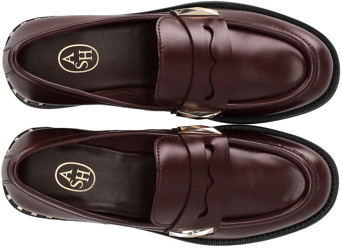 Ash ASH WHISPER BURGUNDY LOAFER Rood