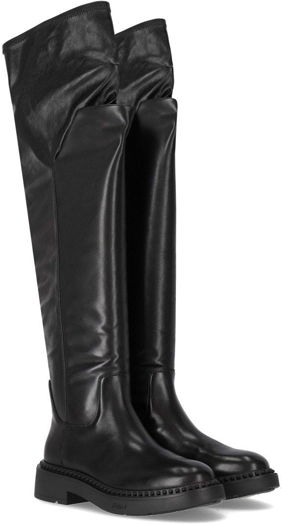 Ash ASH MAXIM OVER-THE-KNEE BOOT Zwart