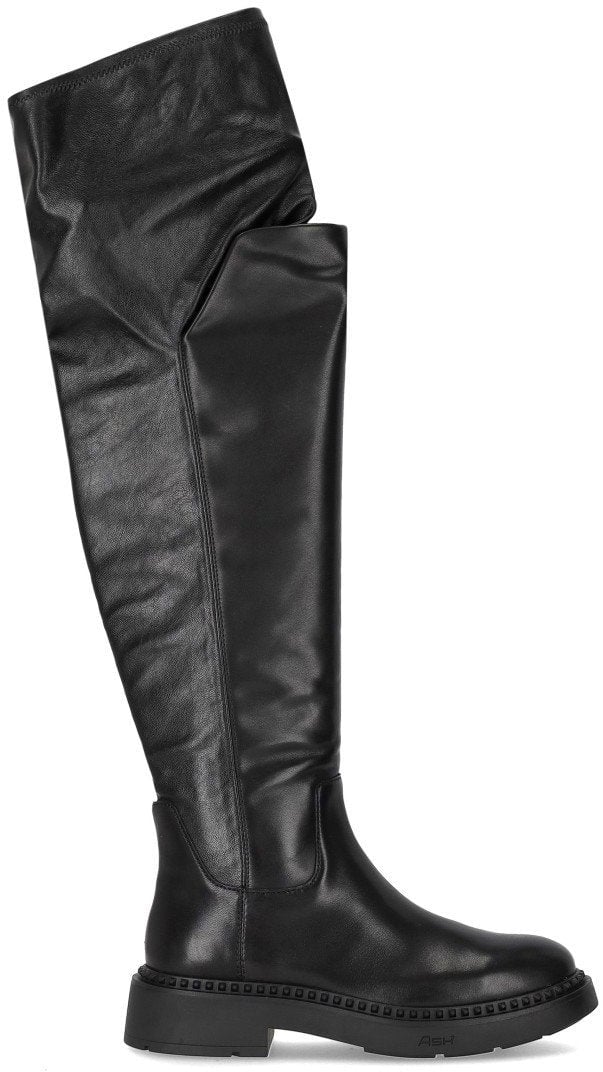 Ash ASH MAXIM OVER-THE-KNEE BOOT Zwart