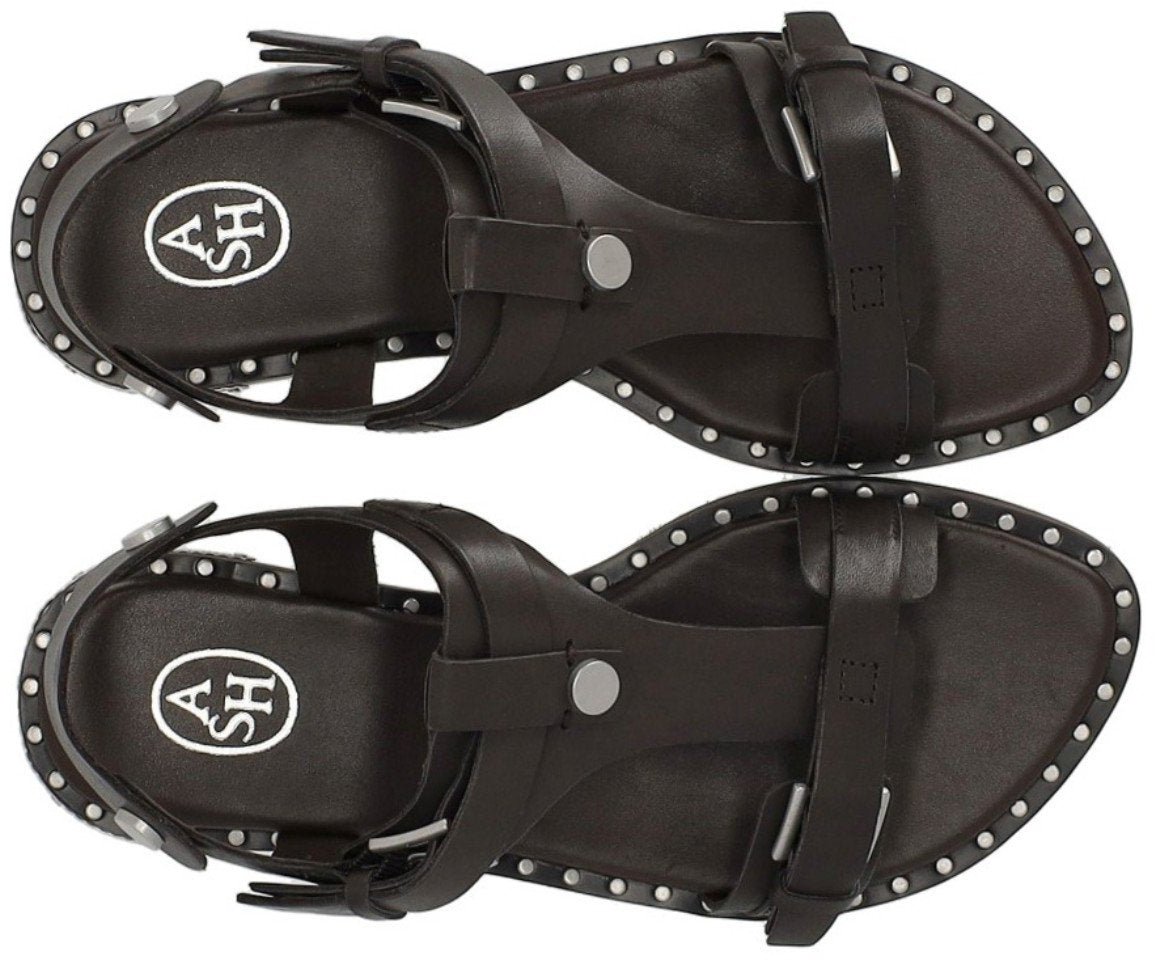Ash ASH PIPER DARK FLAT SANDAL Bruin