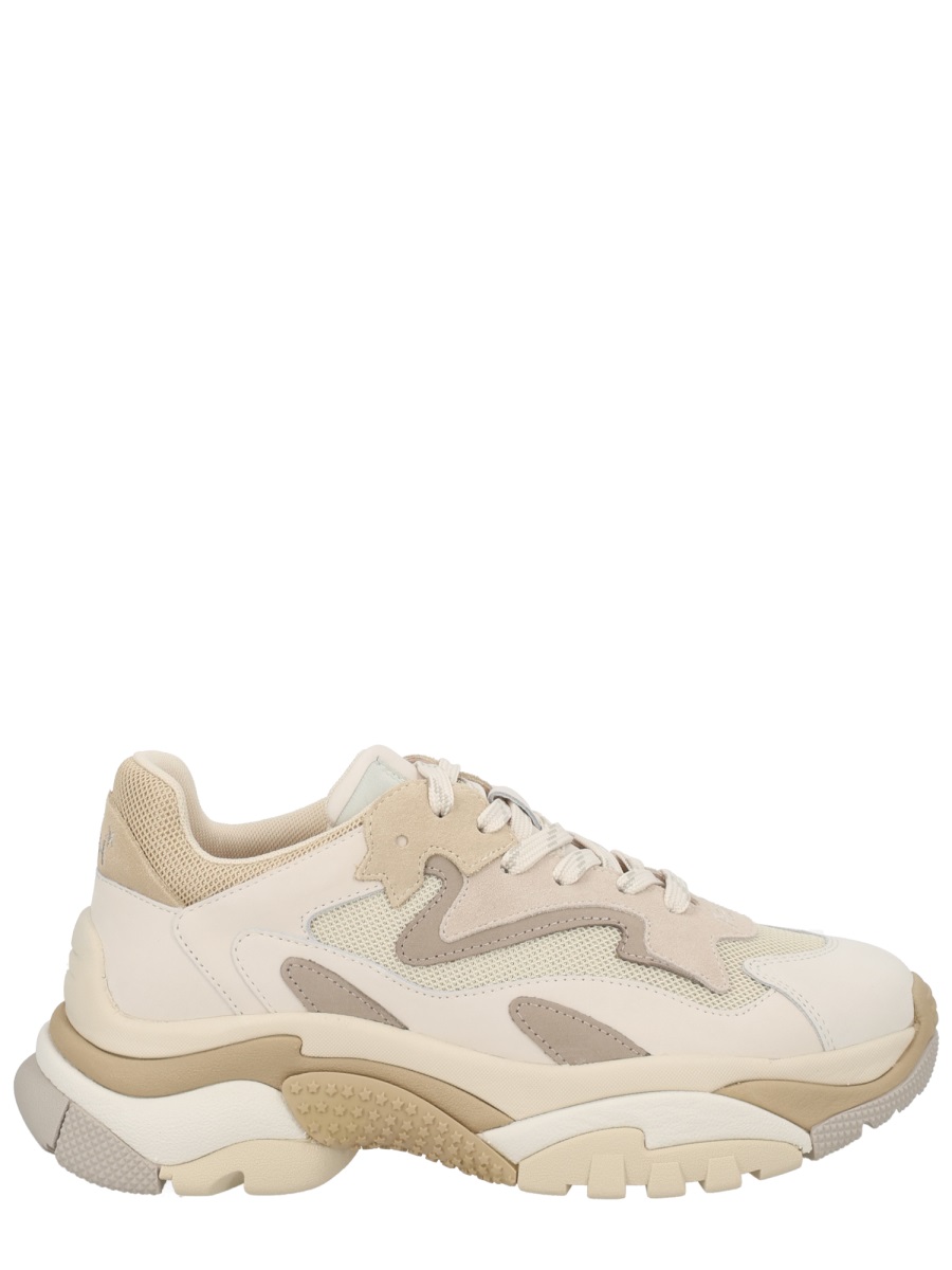 Ash Neutrals Addict Layered Suede Chunky Sneakers Neutraal