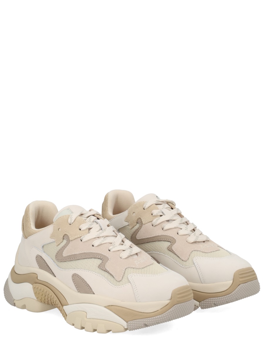 Ash Neutrals Addict Layered Suede Chunky Sneakers Neutraal