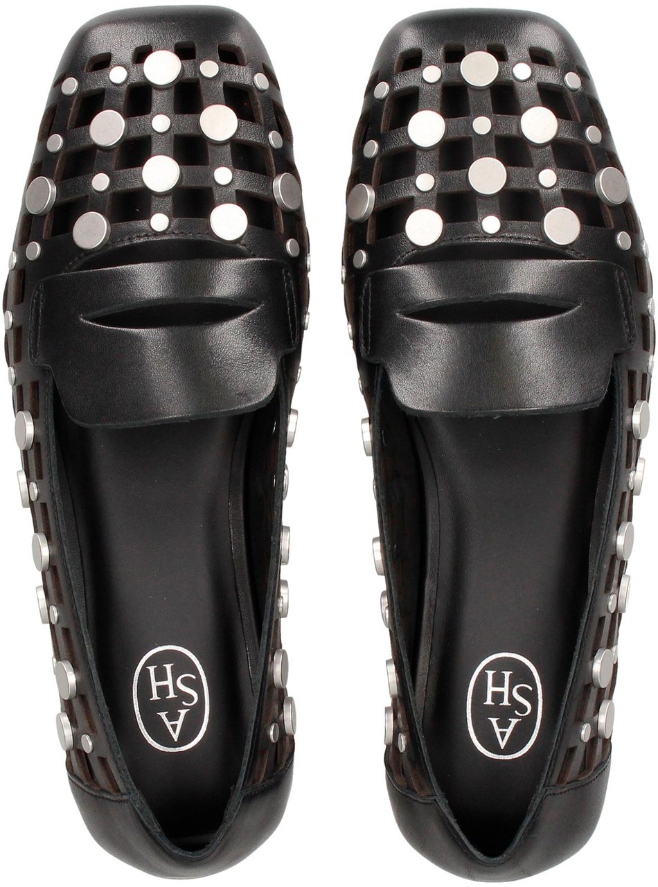 Ash Flat Shoes Mustang Black Zwart