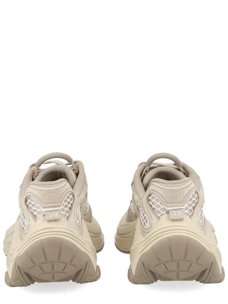 Ash Neutrals Dragon Suede Overlay Chunky Sneakers Neutraal