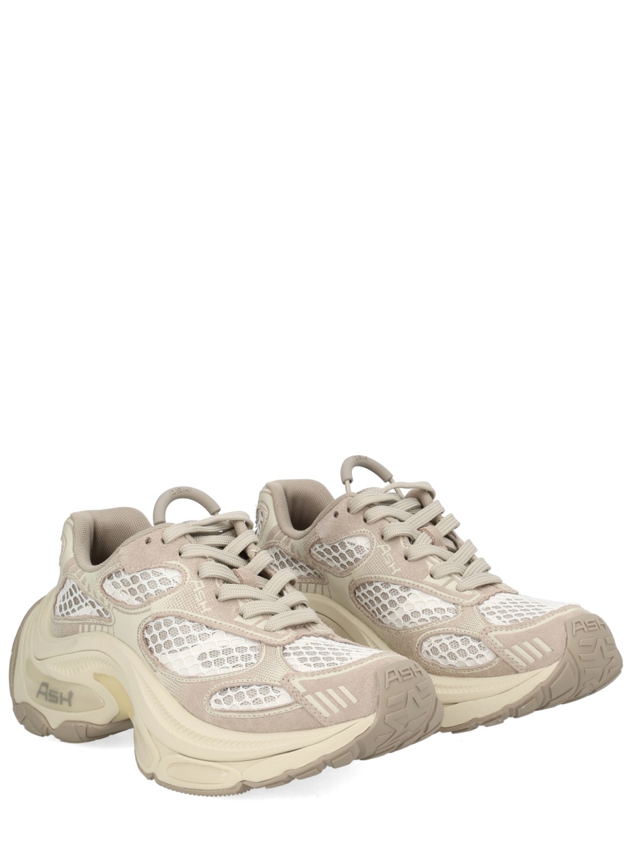Ash Neutrals Dragon Suede Overlay Chunky Sneakers Neutraal