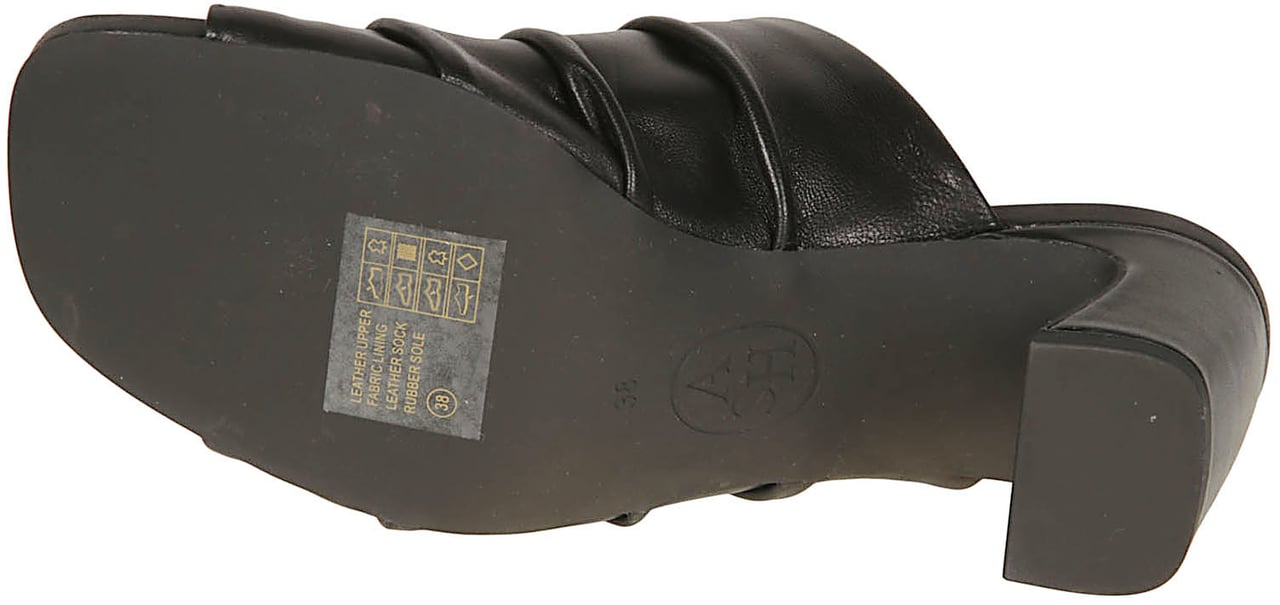 Ash Eva Mules Black Zwart