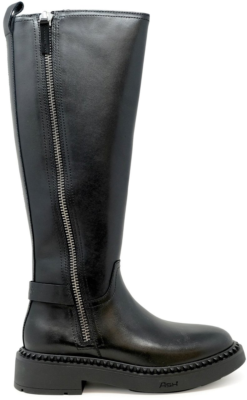 Ash ASH MADMAN01 SOFT MUSTANG BLACK BOOTS Zwart