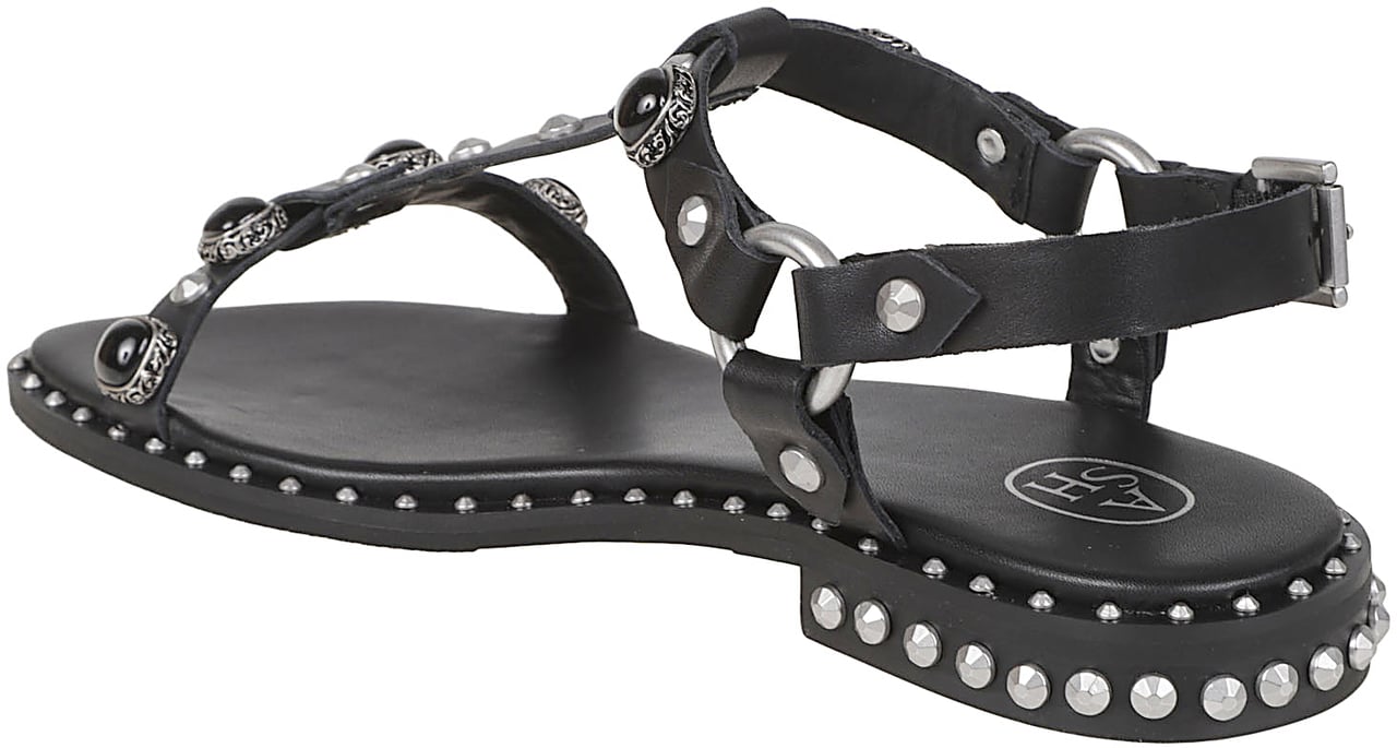 Ash Podium Sandals Black Zwart