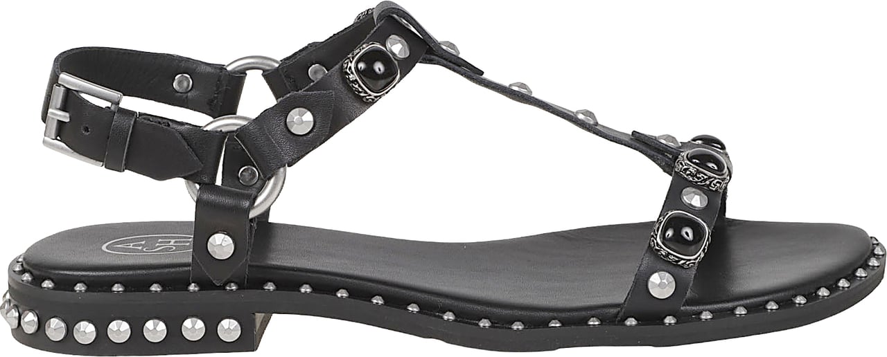 Ash Podium Sandals Black Zwart