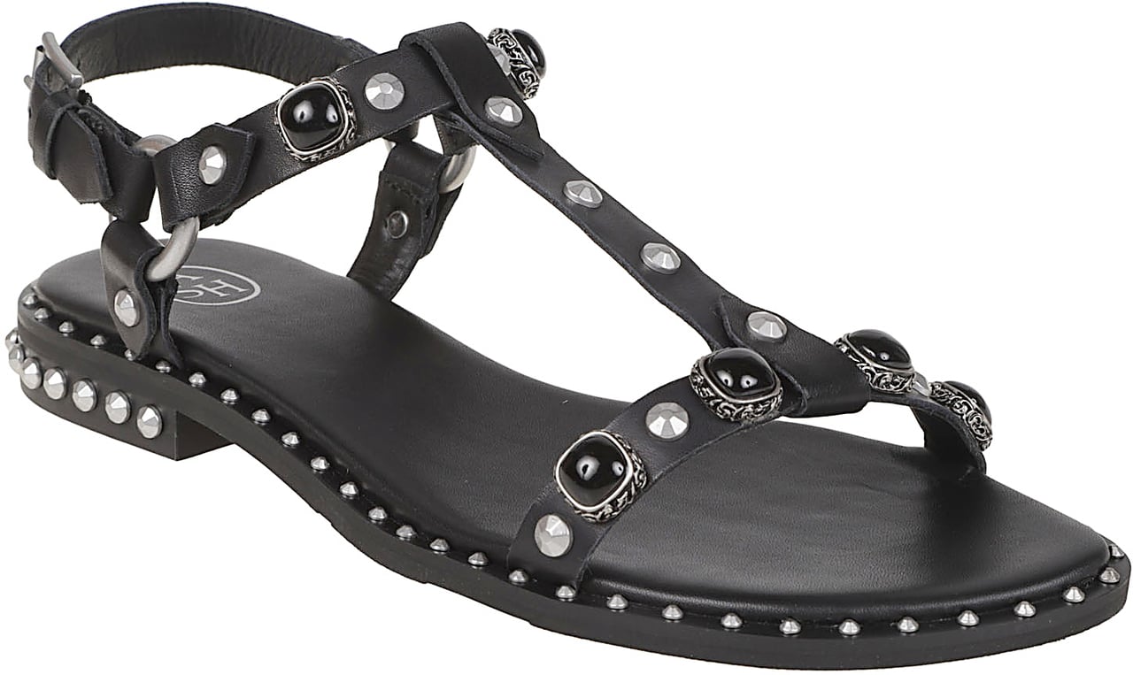 Ash Podium Sandals Black Zwart