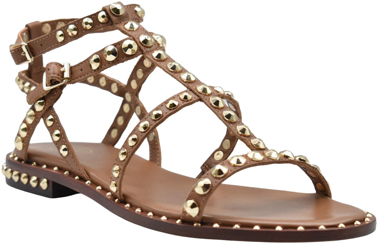 Ash Sandals Marsala/Ariel Gold Beige