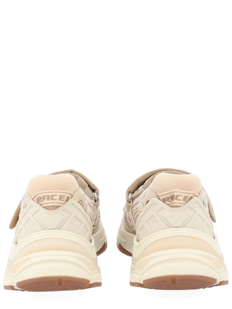 Ash Mary Jane Strap Suede Overlays Sneakers Neutraal