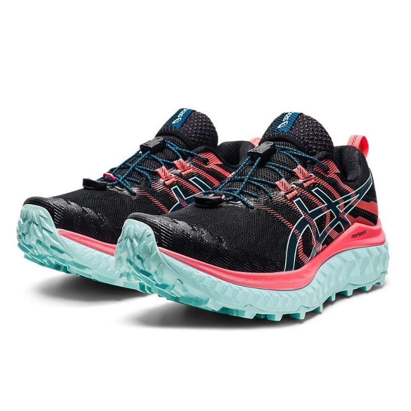 Asics ASICS Trabuco Max Black Blazing Coral Zwart