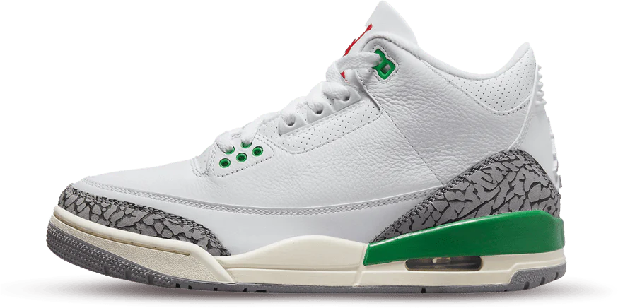 Asics Jordan 3 Retro Lucky Green Groen
