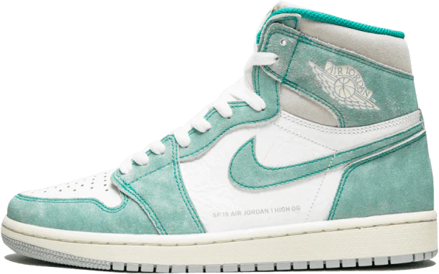 Asics Jordan 1 Retro High Turbo Green Groen