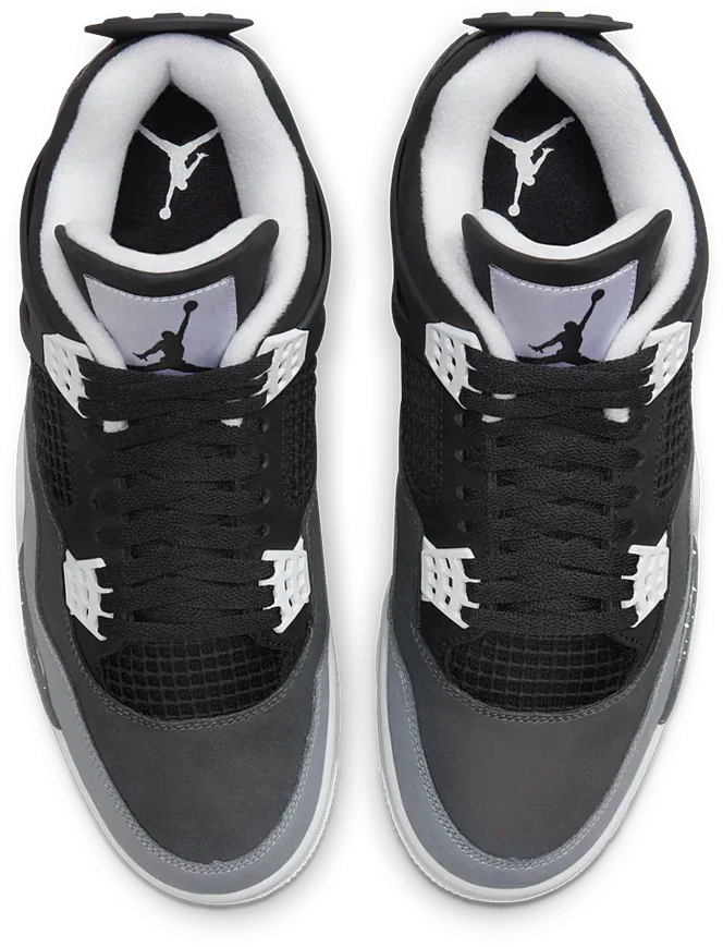 Asics Jordan 4 Retro Fear (2024) Grijs