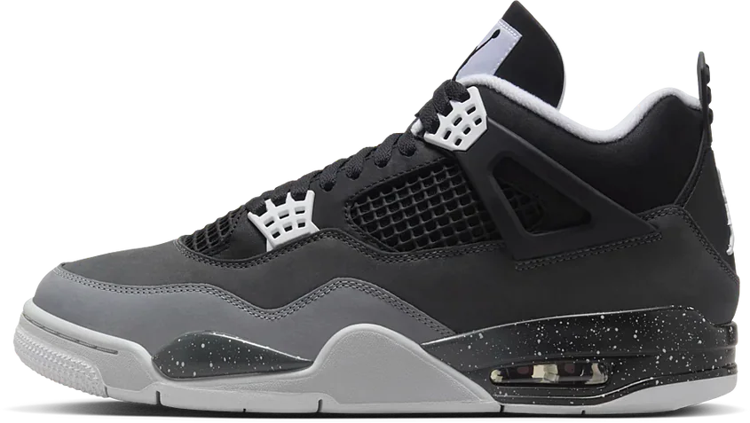 Asics Jordan 4 Retro Fear (2024) Grijs