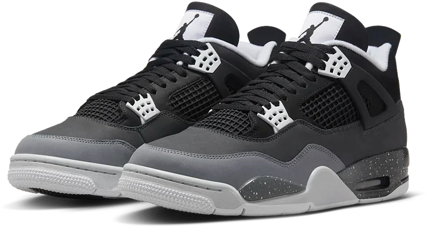 Asics Jordan 4 Retro Fear (2024) Grijs