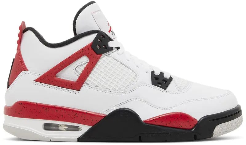 Asics Jordan 4 Retro Red Cement GS Rood