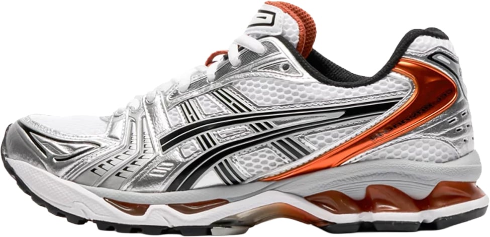 ASICS Gel-Kayano 14 White Piquant Orange Divers