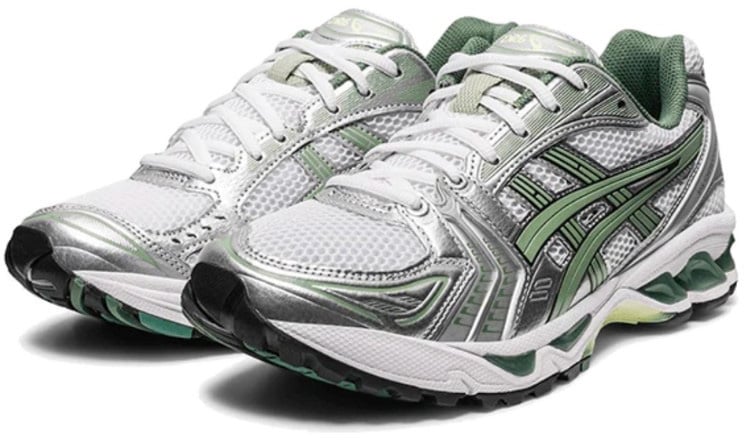 Asics ASICS Gel-Kayano 14 White Pure Silver Slate Grey Sage Grijs