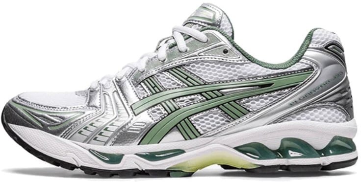 Asics ASICS Gel-Kayano 14 White Pure Silver Slate Grey Sage Grijs
