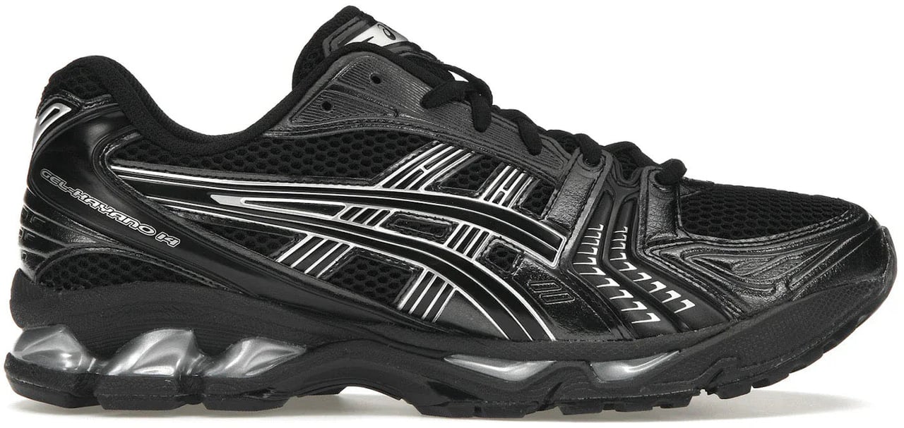 ASICS Gel-Kayano 14 Black Pure Silver Zwart