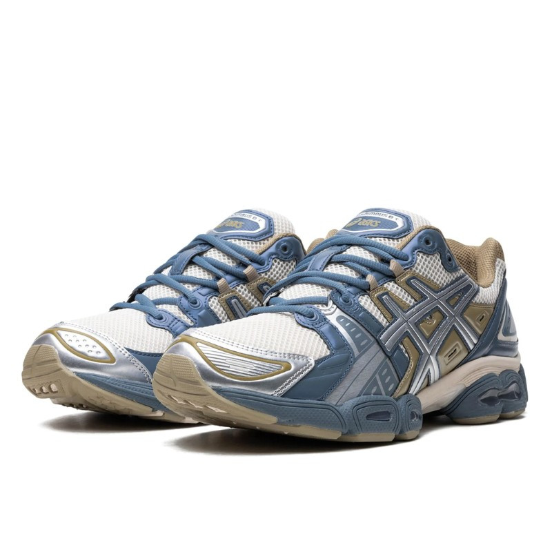 Asics ASICS Gel-Nimbus 9 Oatmeal Ironclad Blauw
