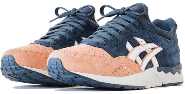 Asics ASICS Gel-Lyte V Kith Salmon Toe Blauw