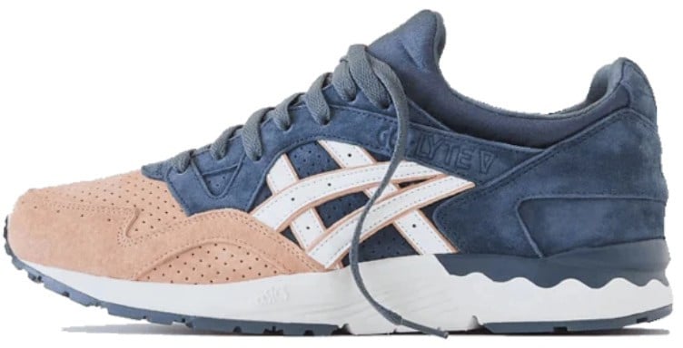 Asics ASICS Gel-Lyte V Kith Salmon Toe Blauw