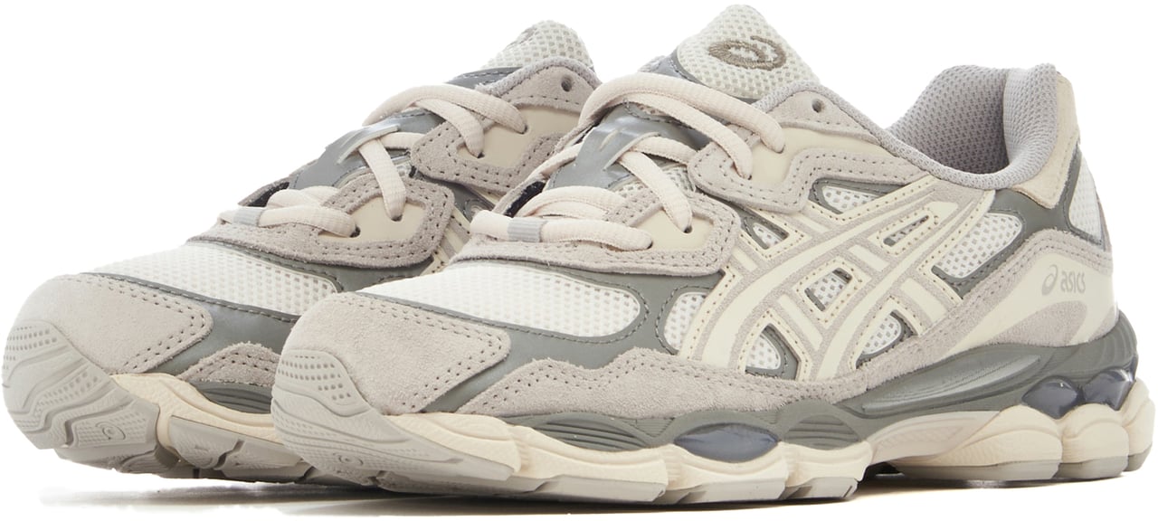 Asics Sneakers Cream/Oyster Grey Lichtgrijs