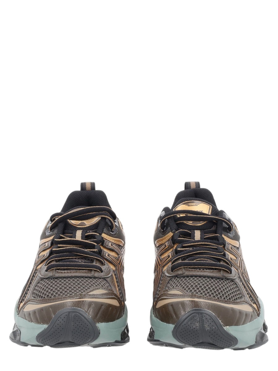 Asics Dynamic Mesh and Synthetic Overlay Sneakers Grijs