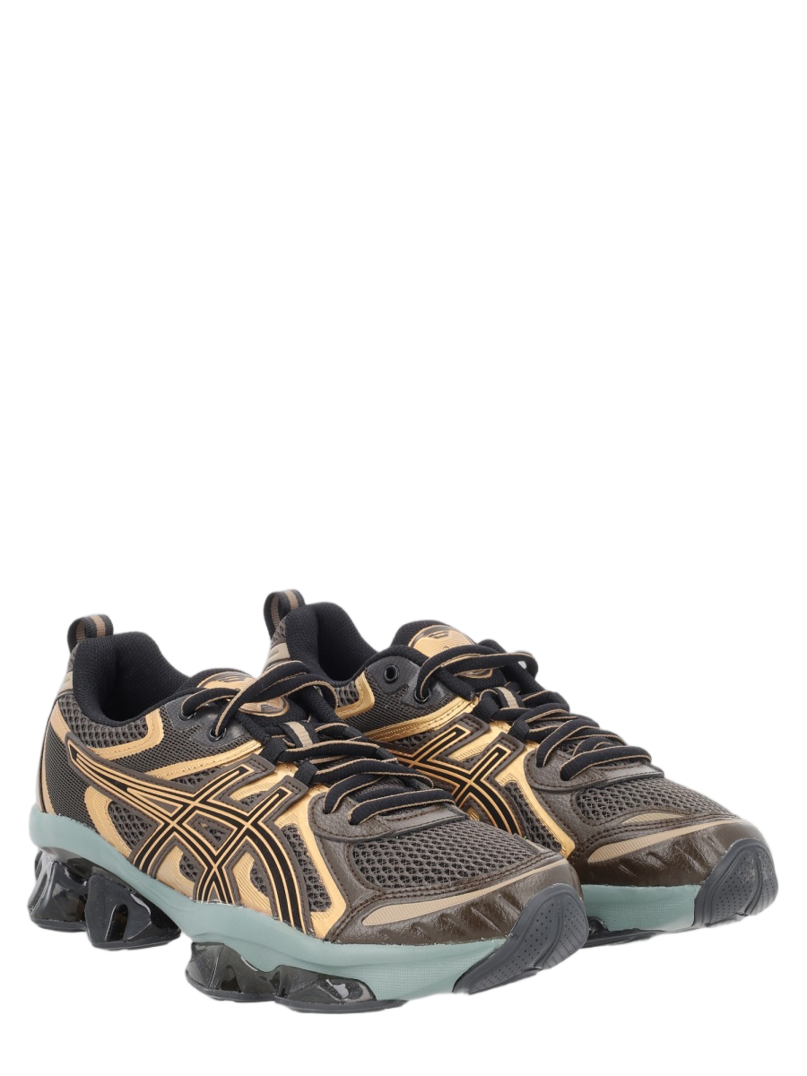 Asics Dynamic Mesh and Synthetic Overlay Sneakers Grijs