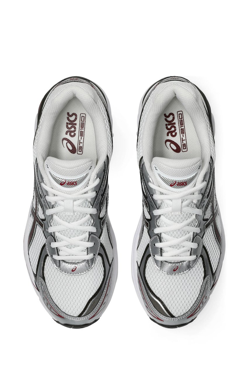 Asics White Burgundy Gt-2160 Sneakers Wit
