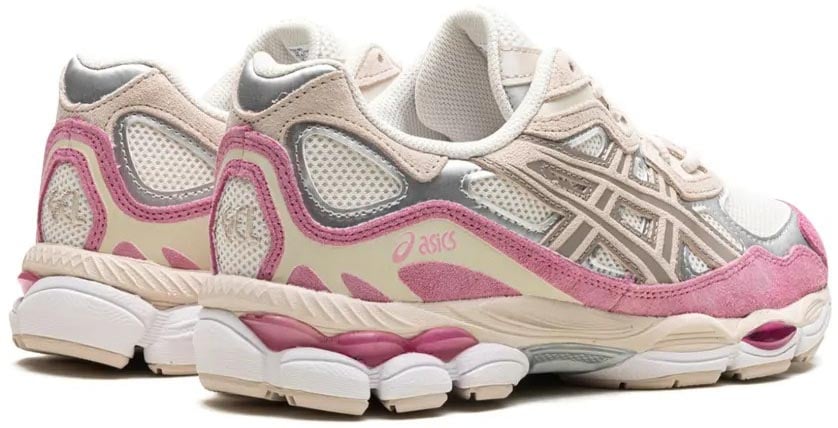 Asics baskets gel nyc cream mineral beige pink Roze