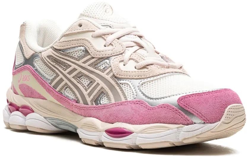 Asics baskets gel nyc cream mineral beige pink Roze