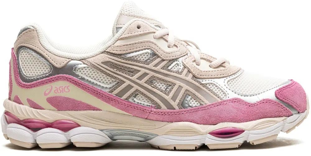 Asics baskets gel nyc cream mineral beige pink Roze