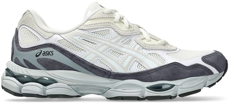 Asics asics gel nyc mesh blanc gris Beige