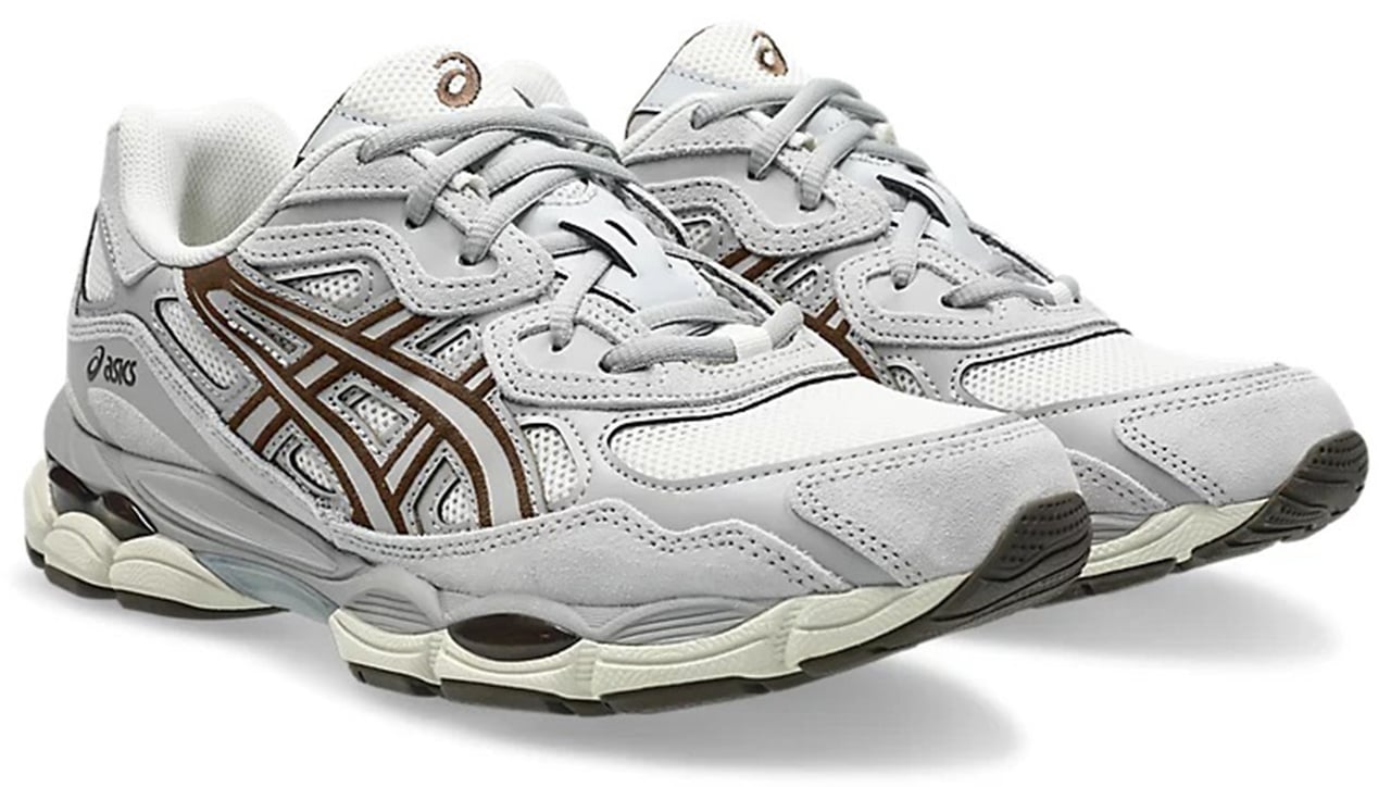 Asics Sneakers Cream/Cement Grey Lichtgrijs