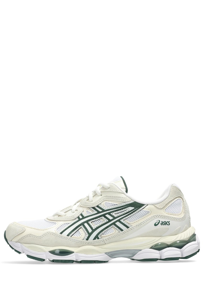Asics White Green Gel-Nyc Sneakers Wit