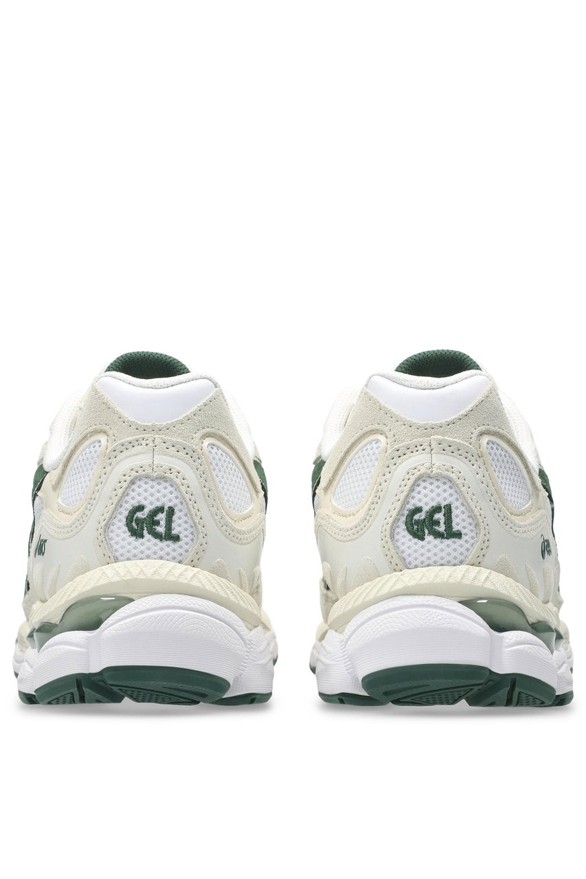 Asics White Green Gel-Nyc Sneakers Wit