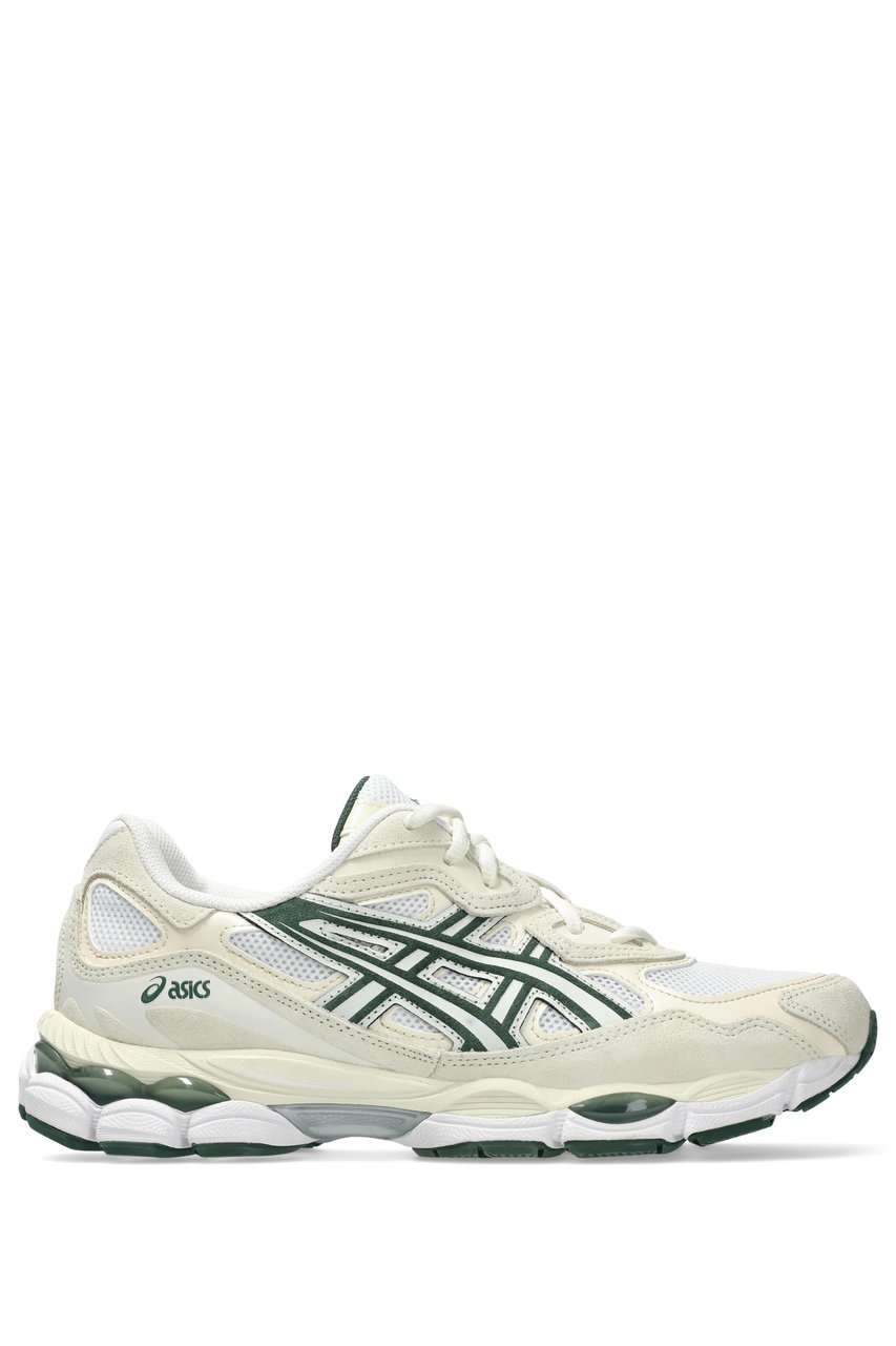 Asics White Green Gel-Nyc Sneakers Wit