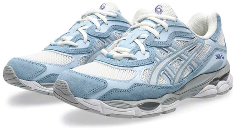 ASICS Gel-NYC Cream Arctic Sky Lichtblauw