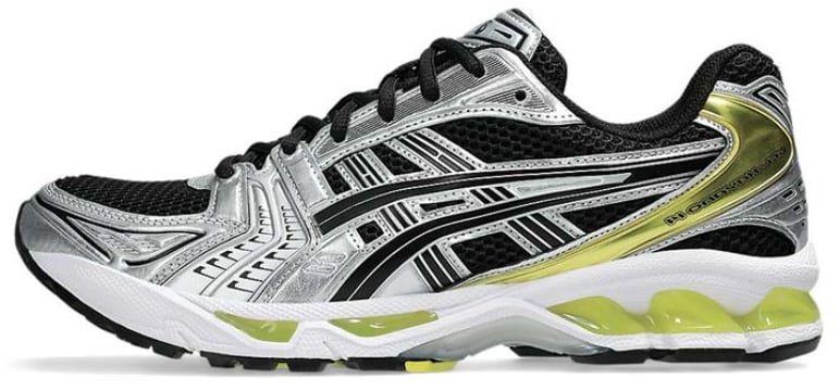 Asics ASICS Gel-Kayano 14 Black Lemon Spark Zwart