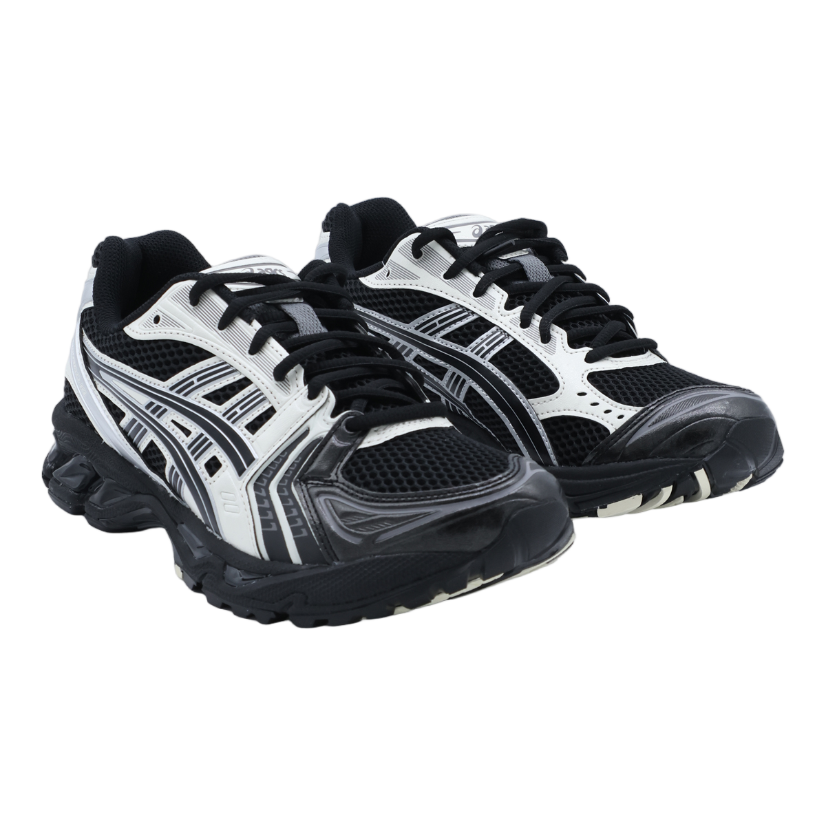 Asics Dynamic Black Mesh Sneakers with Sculpted Heel Zwart